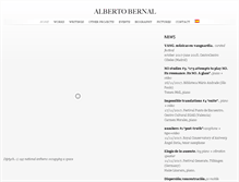 Tablet Screenshot of albertobernal.net